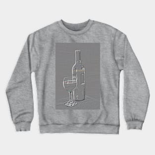 Wine in relief Crewneck Sweatshirt